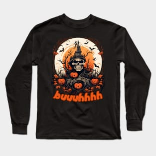 Buuhhhh-Halloween Haunt Long Sleeve T-Shirt